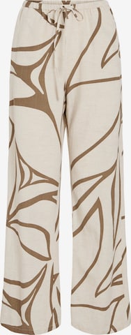 Pantalon 'VIPRISILLA' VILA en marron : devant