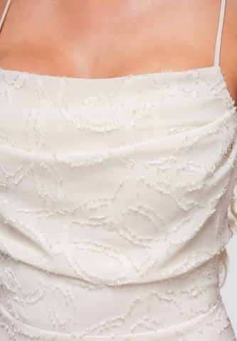 Ombre Kleid in Beige