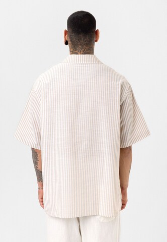 Dandalo Comfort fit Button Up Shirt 'Rik' in Beige