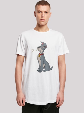 F4NT4STIC Shirt 'Lady And The Tramp Spaghetti Heart' in White: front