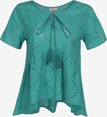 IZIA Blouse in Groen: voorkant