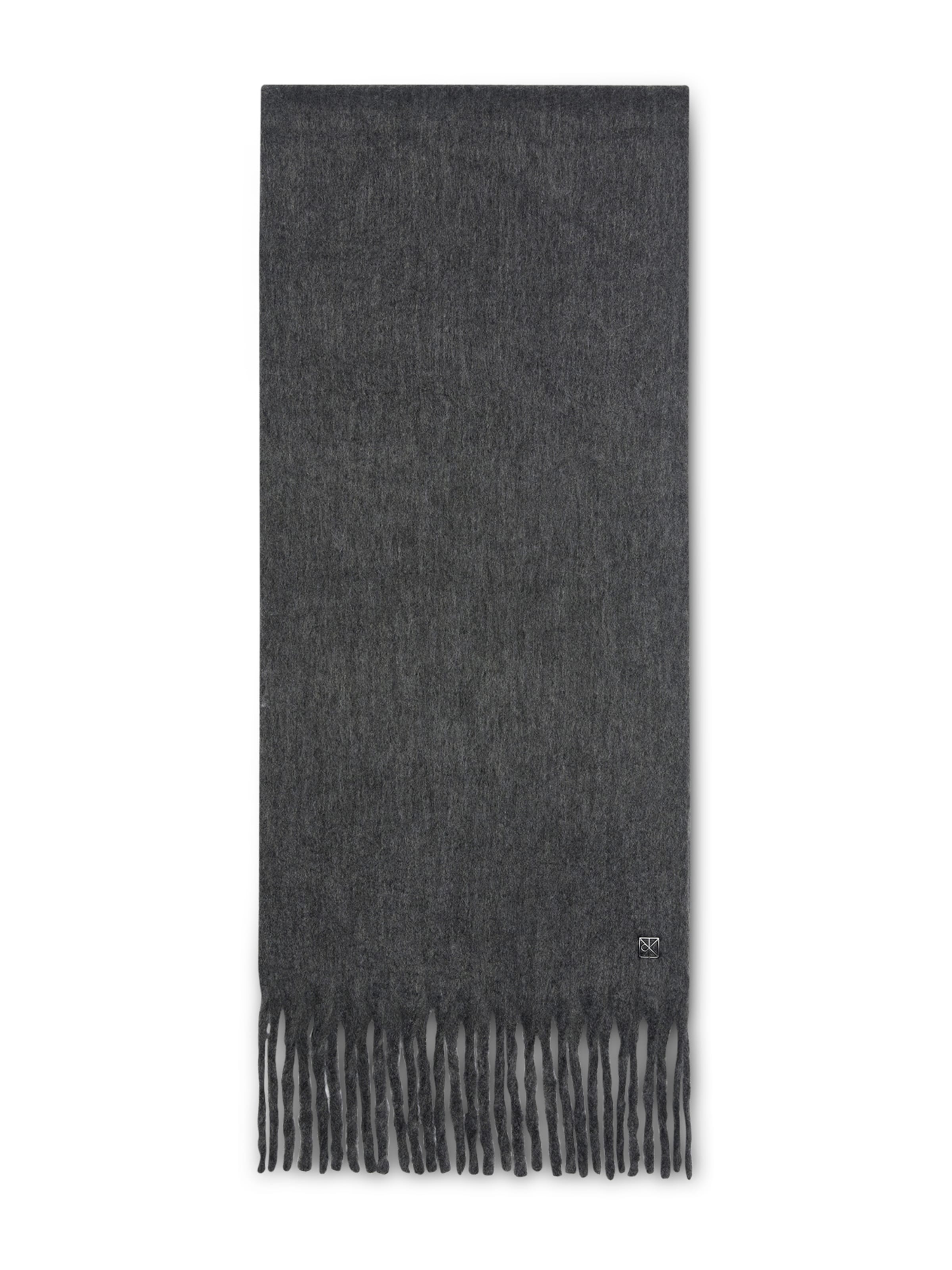 Calvin Klein Шал в сиво: отпред