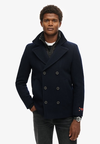Manteau mi-saison Superdry en bleu