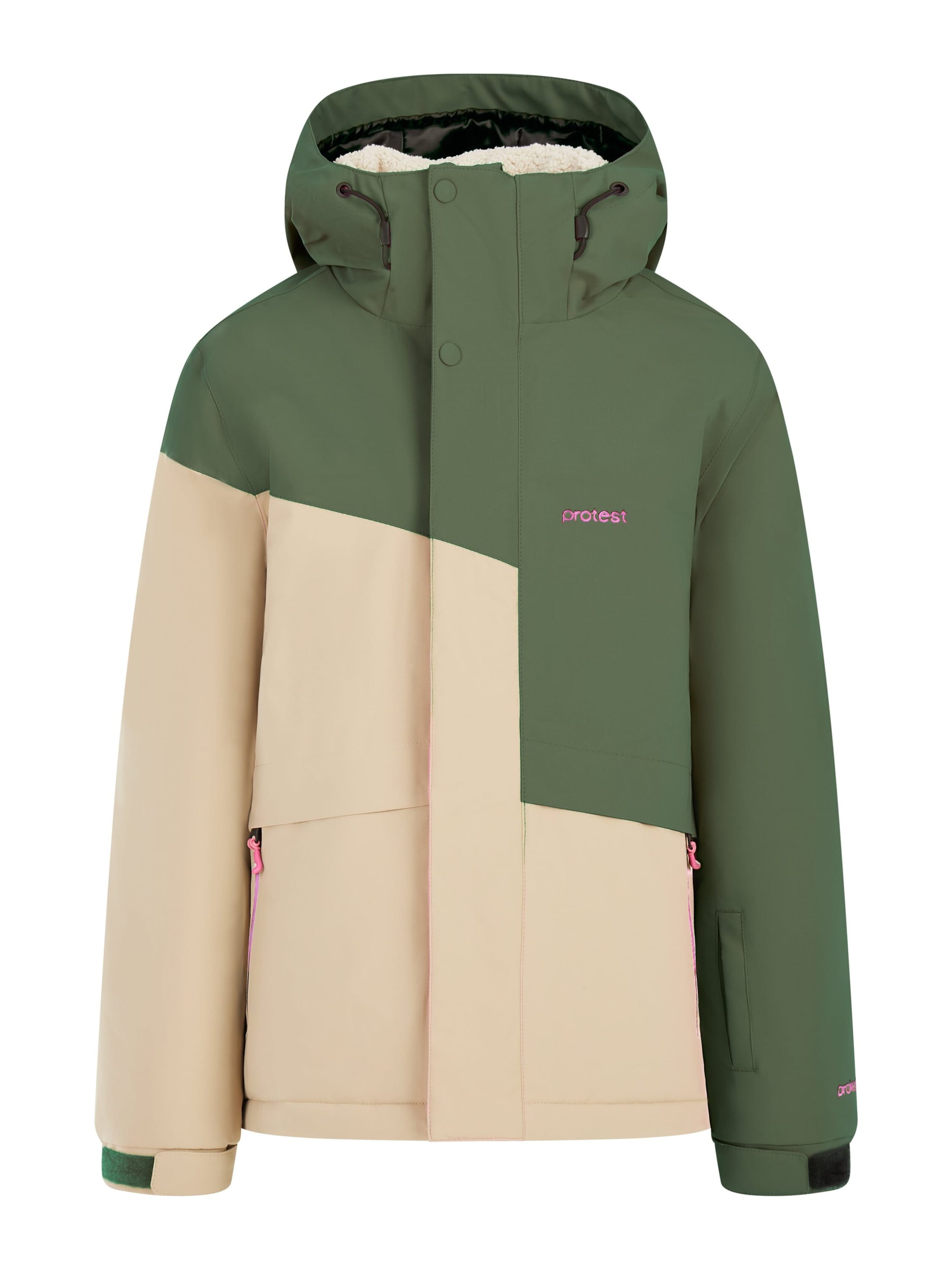PROTEST Sportjacke 'PRTElodia JR'‌‌‌‌‌‌‌‌‌ in Grün: Vorderseite