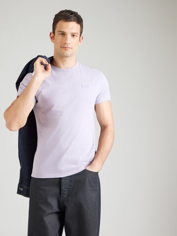 Superdry & Co Tričko 'Essential' - Fialová: predná strana