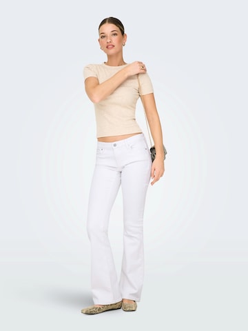 ONLY Flared Jeans 'ONLCARRIE' in Weiß