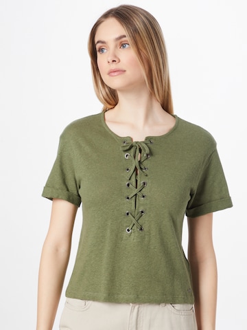 Pepe Jeans Shirt 'BECKA' in Groen: voorkant