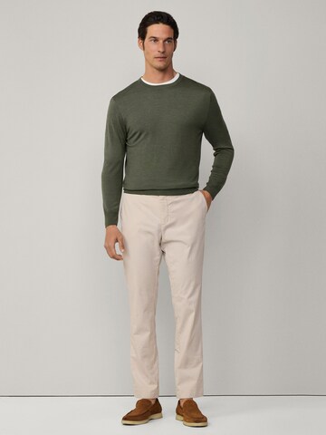 Hackett London Обычный Брюки со складками в Бежевый