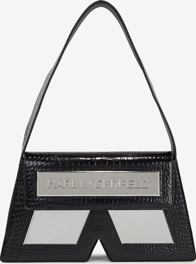 Karl Lagerfeld Schultertasche in grau / schwarz, Produktansicht