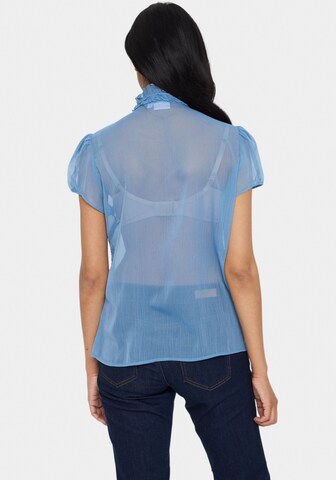 SAINT TROPEZ Bluse 'Lilja' in Blau