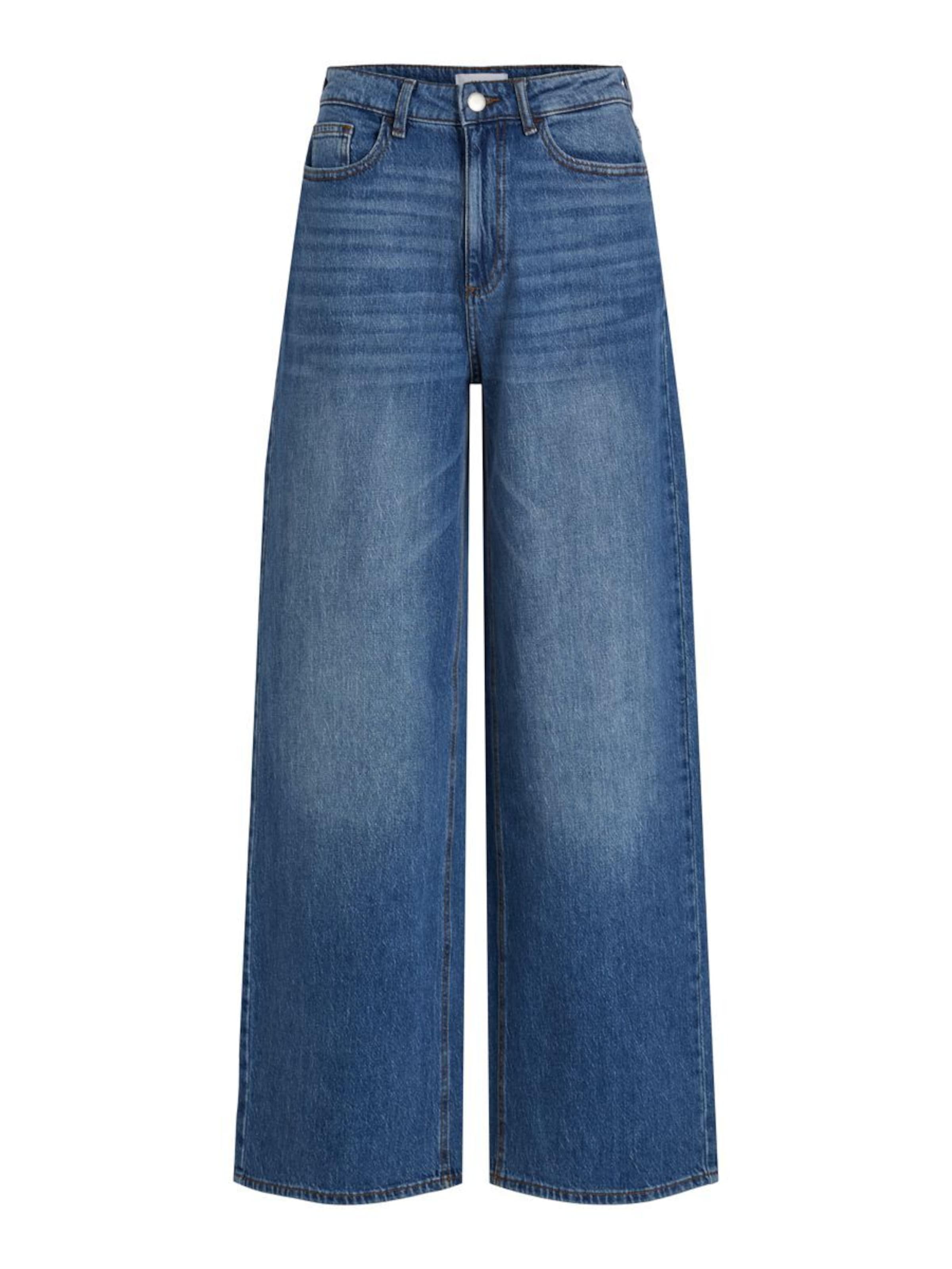 Vifreya Hw Coated Wide Jeans Black Beauty Detail Coated