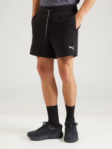 PUMA Regular Sportbroek 'FLEX' in Zwart: voorkant