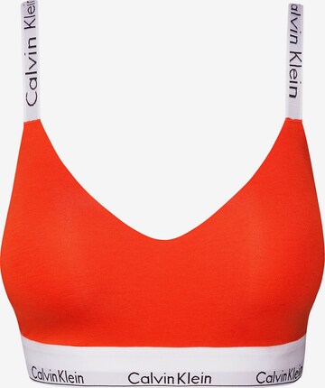 Soutien-gorge Calvin Klein Underwear en orange : devant