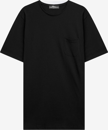 LTB Jeans - Camiseta 'LTB Jeans Herren-T-Shirt mit regulärer Passform' en negro: frente