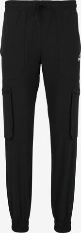 SOS Tapered Workout Pants 'Salonga' in Black: front