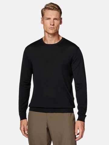 Pull-over Boggi Milano en noir : devant