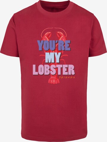 ABSOLUTE CULT Shirt 'Friends - My Lobster' in Rood: voorkant