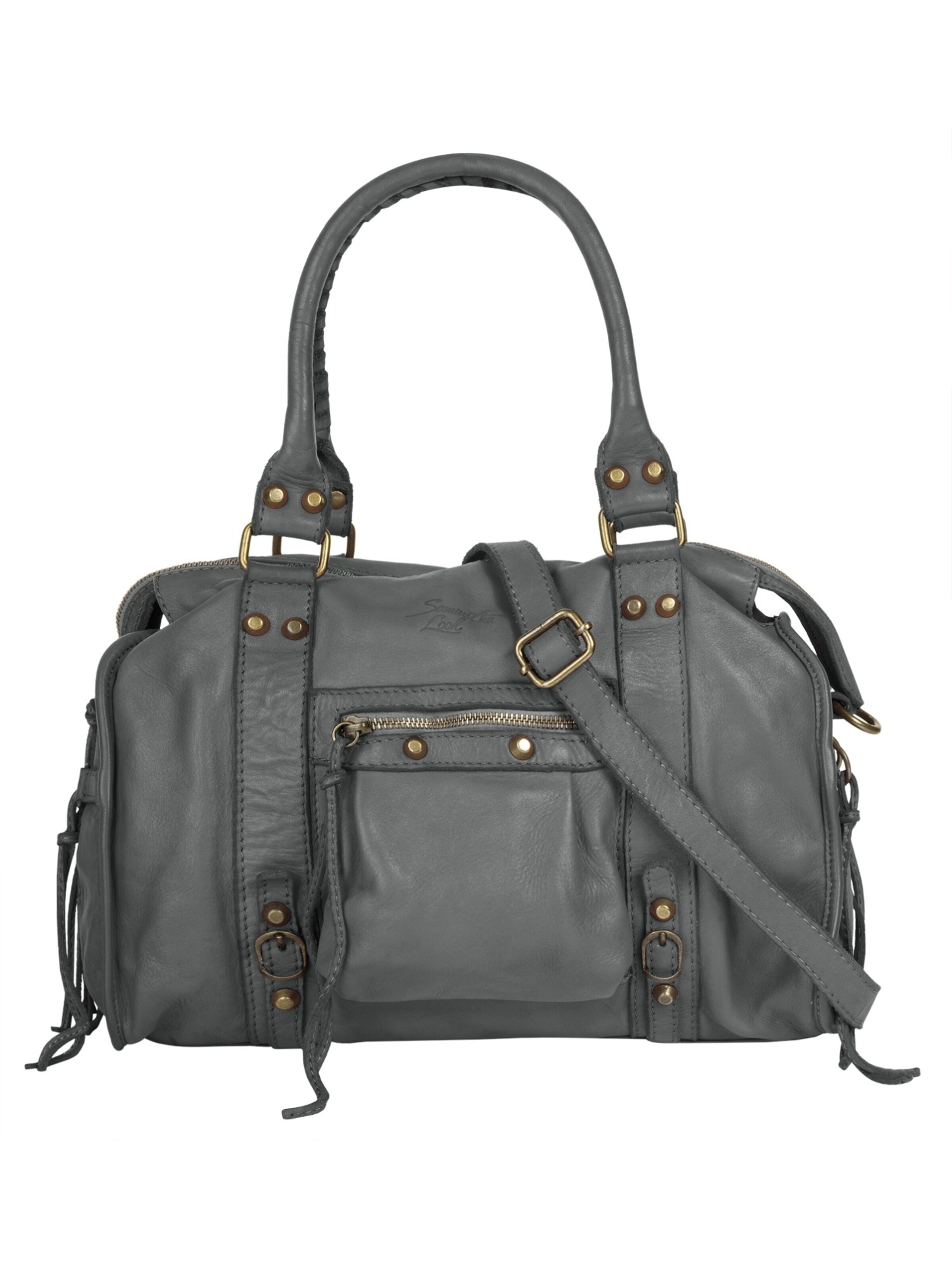 Cabas Samantha Look en gris : devant