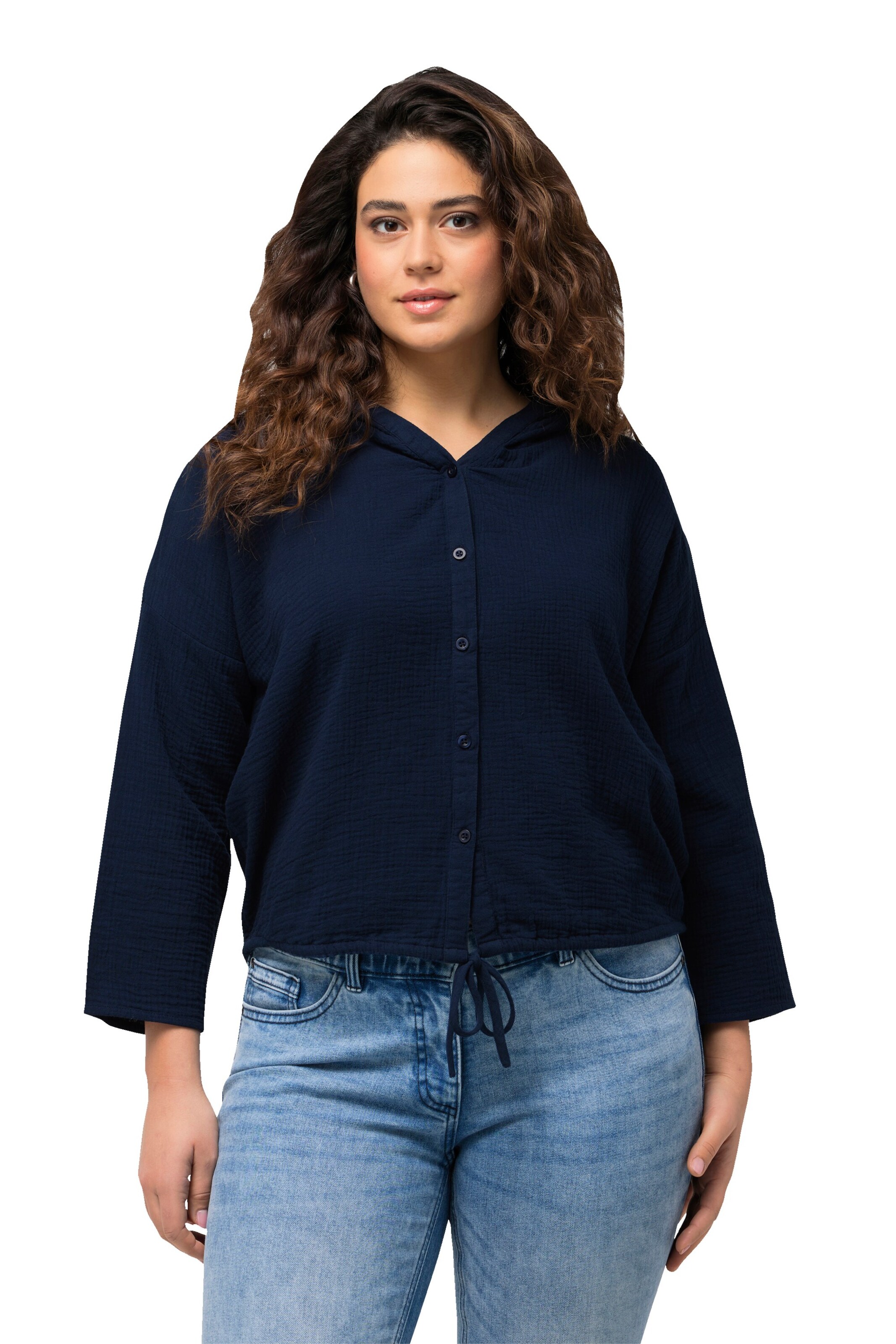 Ulla Popken Bluse in Blau