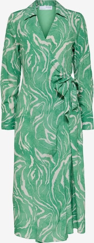 Selected Femme Curve Dress 'SIRINE' in Green: front