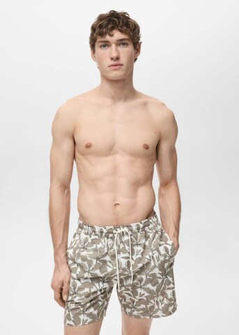 MANGO MAN Board Shorts 'Flor' in Green
