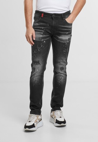 regular Jeans 'Gonzalo' di 2Y Premium in nero: frontale