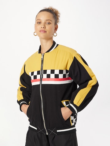 Nasty Gal Between-season jacket in Yellow: front