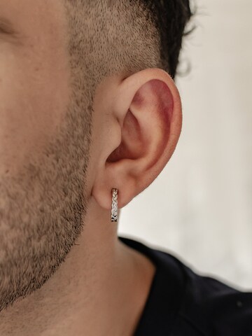 Hey Happiness Ohrring 'Braided'‌‌‌‌ in Silber