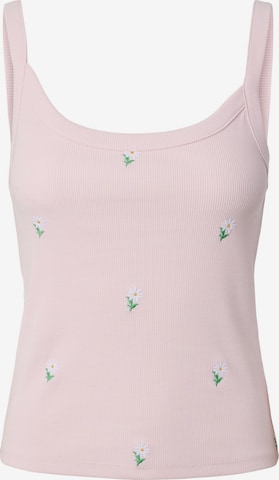 Haut PIECES en rose : devant