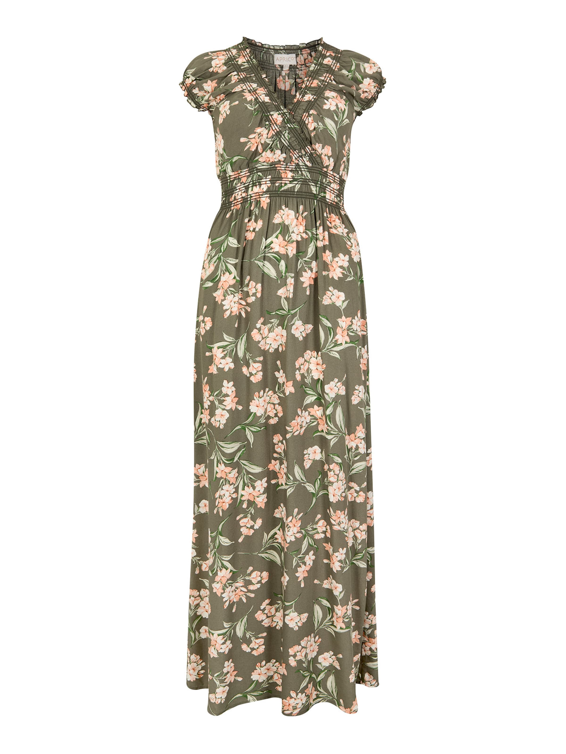 Apricot Dress 'Jasmine' in Green: front
