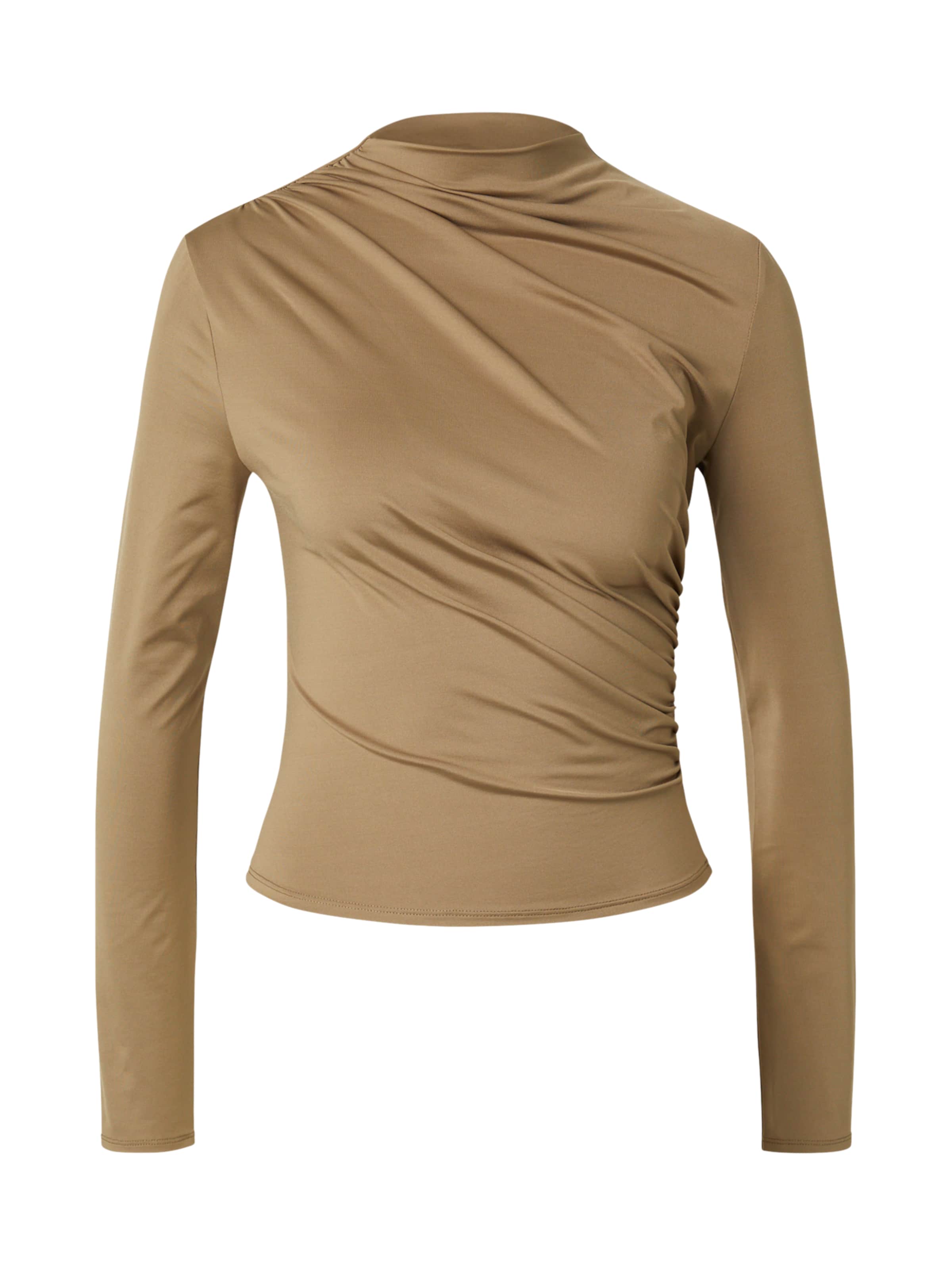 EDITED Μπλουζάκι 'Omara' σε καφέ: μπροστά