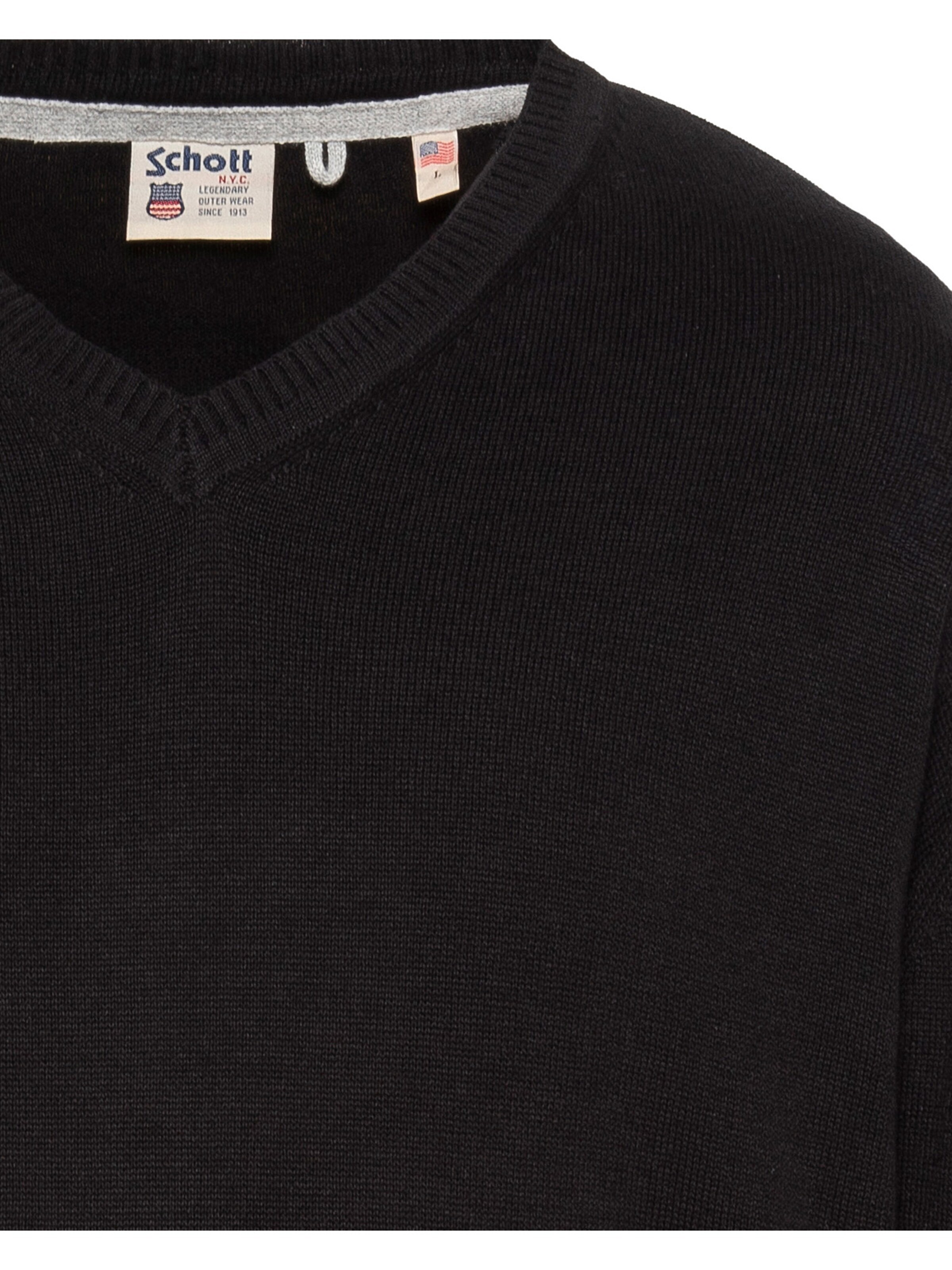 Pull-over Schott NYC en noir
