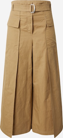 Wide Leg Pantalon 'PINIDE' Weekend Max Mara en beige : devant
