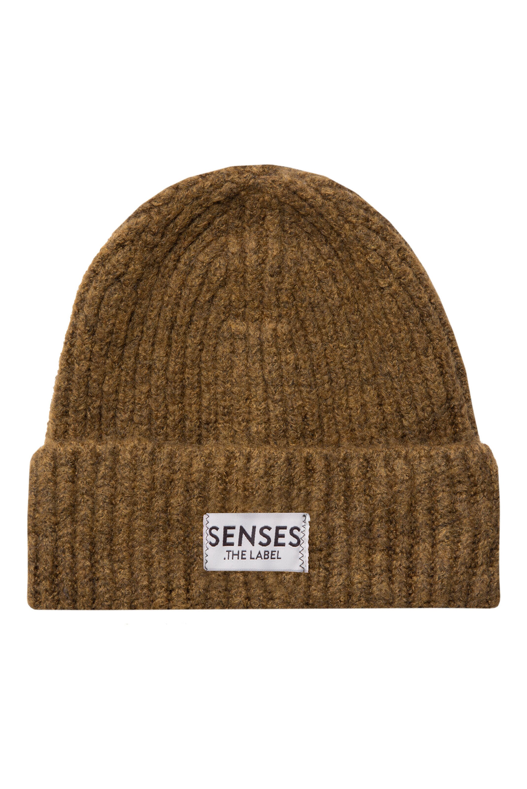 SENSES.THE LABEL Beanie in Brown