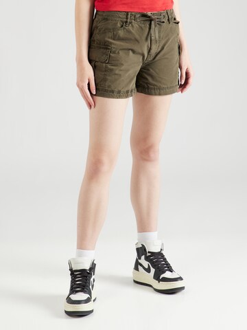 Superdry - regular Pantalón cargo en verde: frente