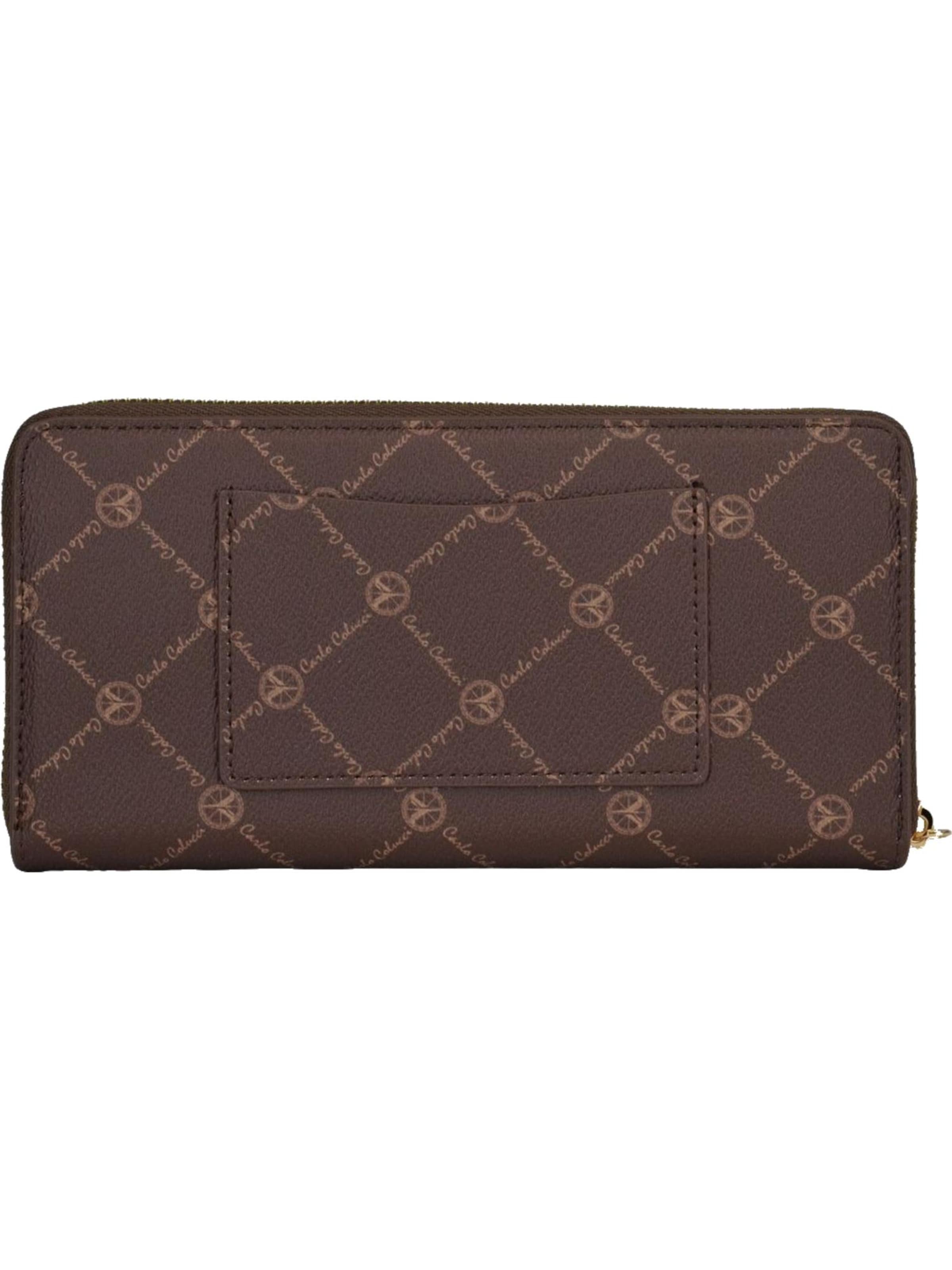 Carlo Colucci Portemonnaie 'Chierici' in Braun