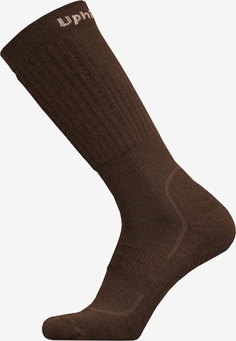 UphillSport Athletic Socks 'ROVA' in Brown