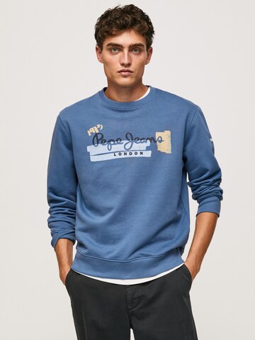 Pepe Jeans Sweatshirt ' ALEXANDER ' in Blau: predná strana