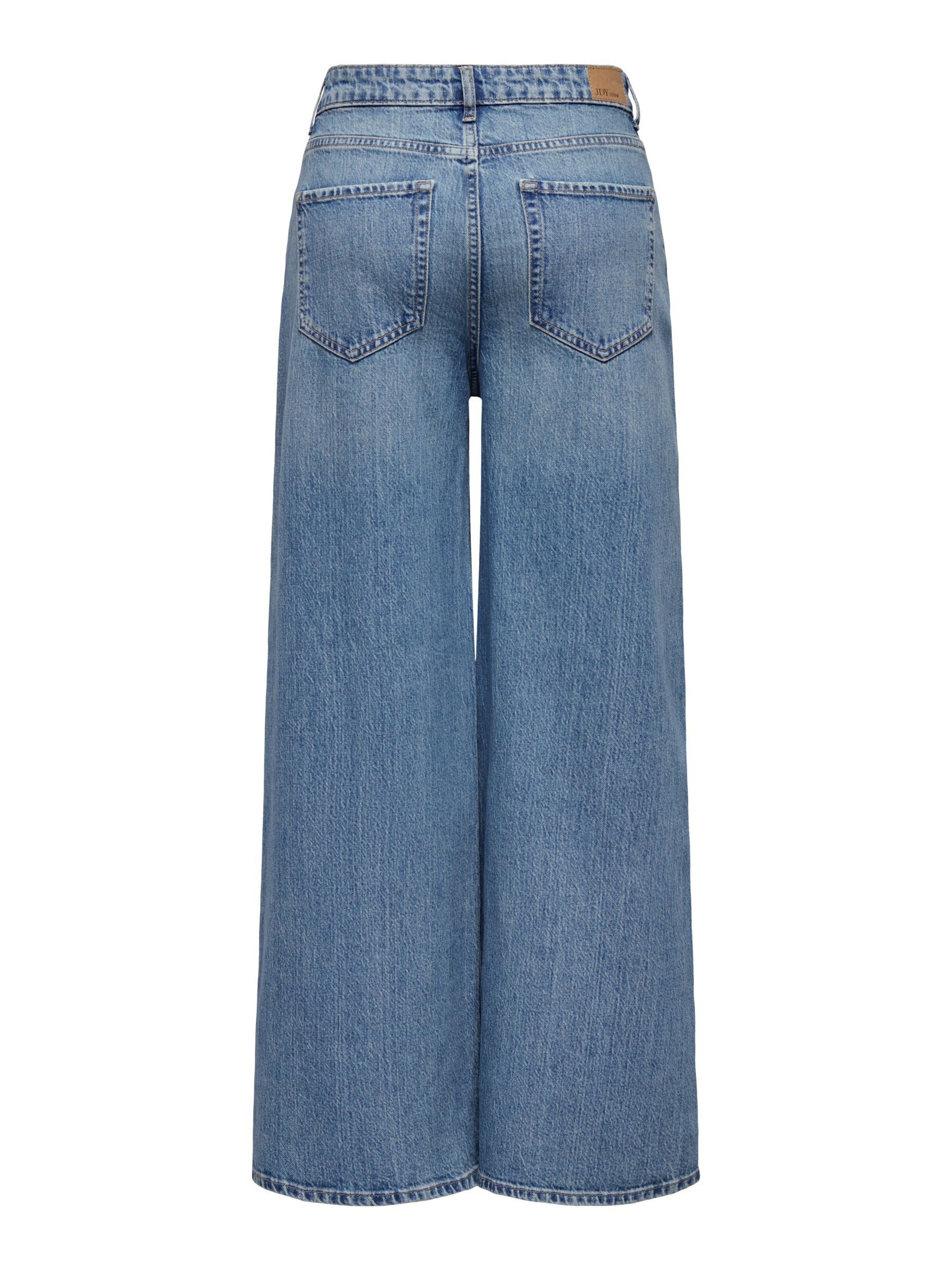 JDY Wide Leg Jeans 'JDYCARINA ' i blå