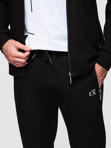 Ombre Joggingpak 'Exmio' in Zwart