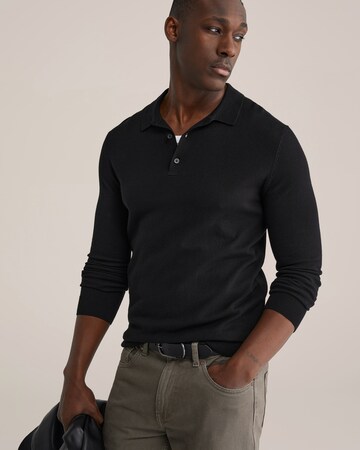 WE Fashion Pulover | črna barva