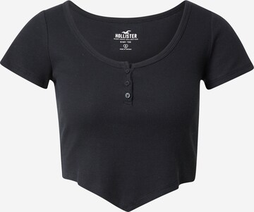 T-shirt HOLLISTER en noir : devant