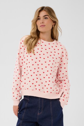 SAINT TROPEZ Sweatshirt 'PammaSZ' in Pink: Vorderseite