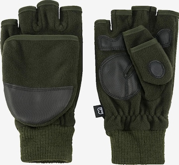 Brandit Full Finger Gloves in Green