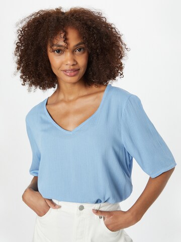 ICHI - Blusa 'MARRAKECH' en azul: frente