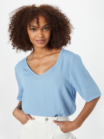 ICHI Blouse 'MARRAKECH' in Blue: front