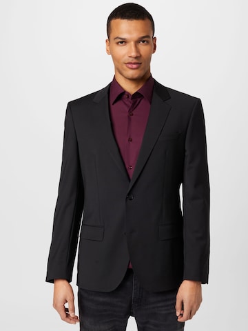 HUGO Red - regular Traje 'Henry' en negro: frente