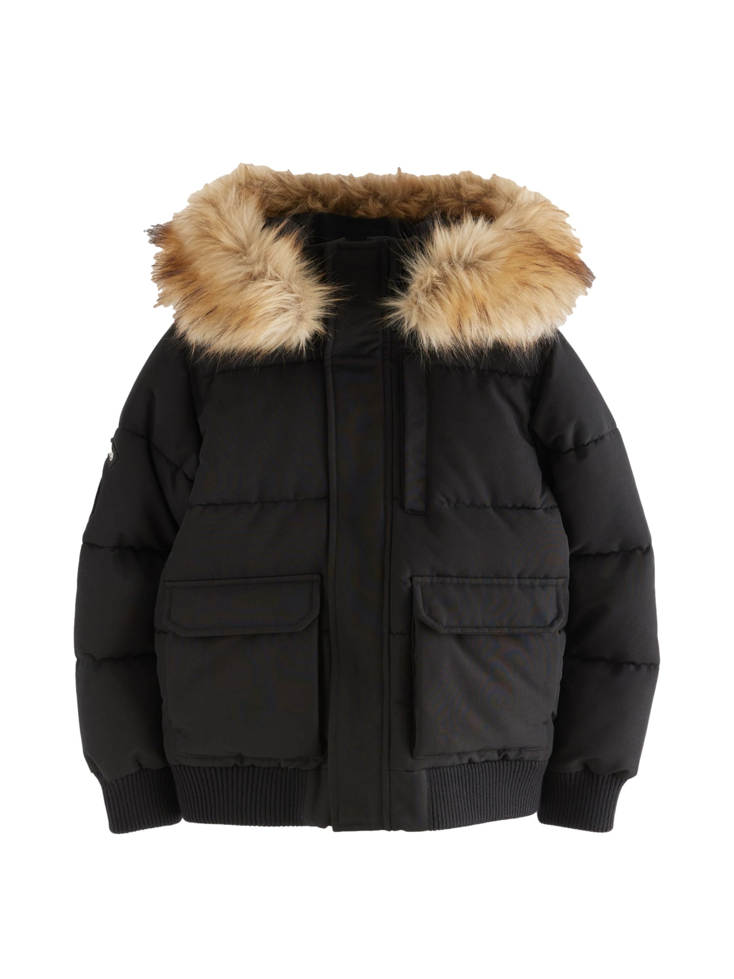 melns Superdry Mētelis 'Everest': no priekšpuses