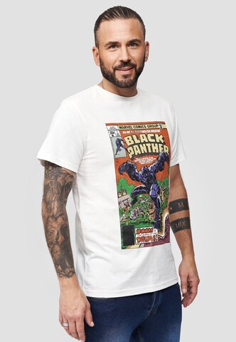 Recovered Shirt 'Marvel Black Panther' in Beige