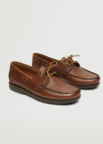 MANGO MAN Moccasins 'Nautilea' in Brown